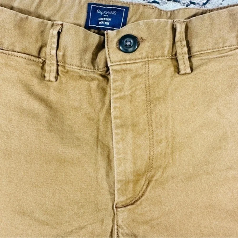 Gap Khakis Lived-In Shorts Mens‎ 29 Brown Chino Casual Everyday Preppy